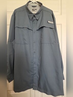 Habitat Steel Gray Button-Up Utility Shirt